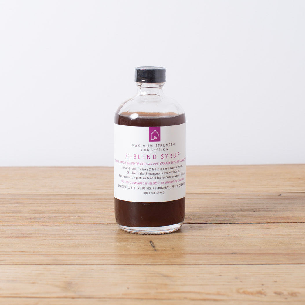 Small-batch C Blend Elderberry Syrup handcrafted in Tennessee