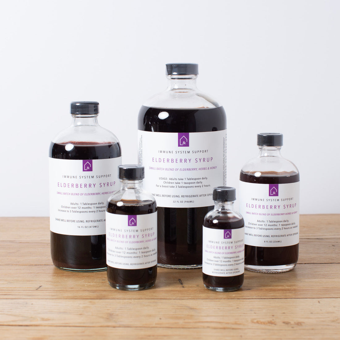 The Syrup Shop Elderberry Syrup made with local raw honey in Tennessee
