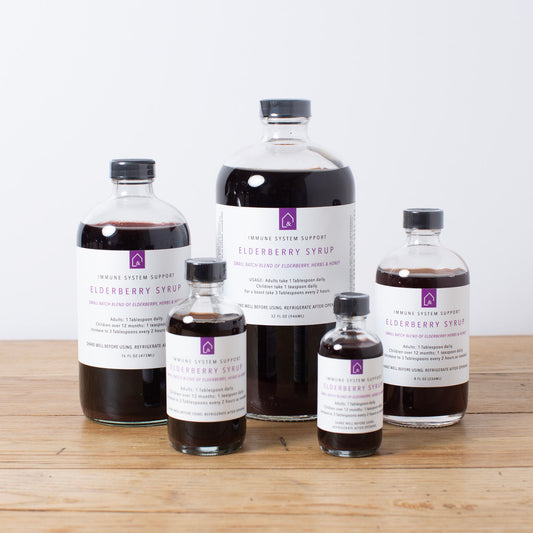 The Syrup Shop original Elderberry Syrup bottle