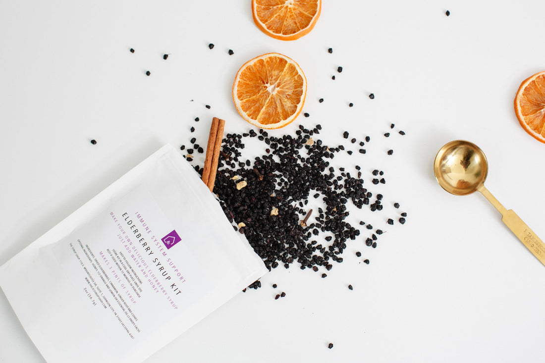 How to Make Elderberry Syrup at Home: From Scratch or With an Easy DIY Kit