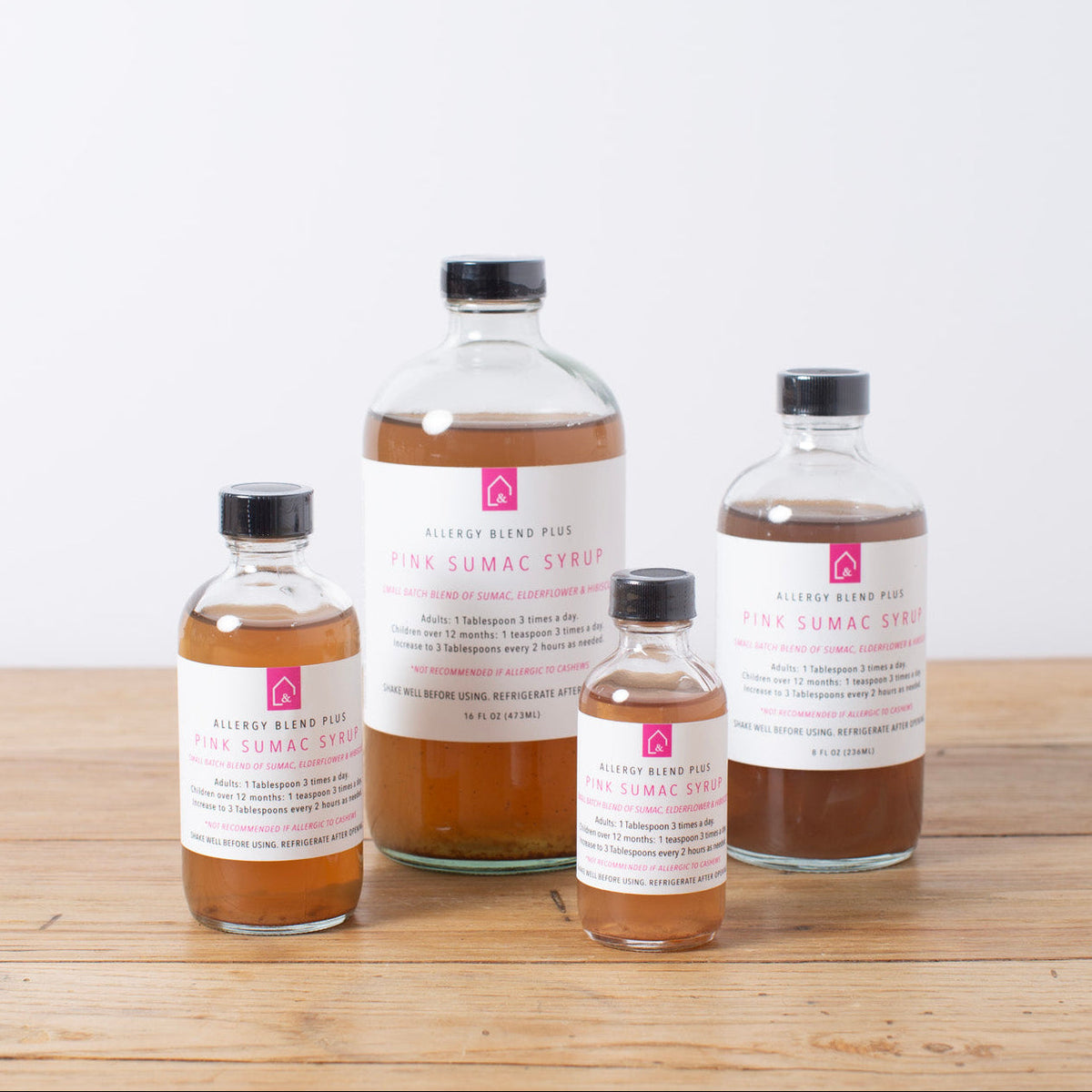 Pink Sumac Syrup from The Syrup Shop in Johnson City, Tennessee